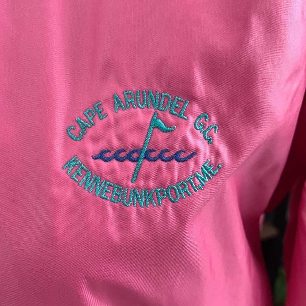 Vintage 80s Pink Izod Club Cape Arundel Kennebunk… - image 5