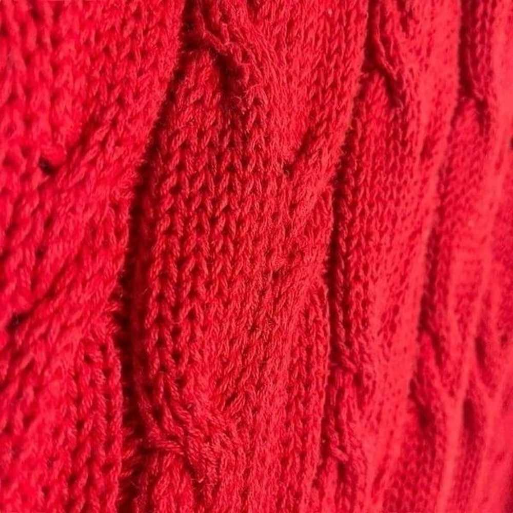 Hunters Run Cable Knit Sweater Vest Women's Mediu… - image 4