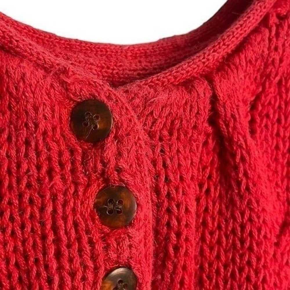 Hunters Run Cable Knit Sweater Vest Women's Mediu… - image 6