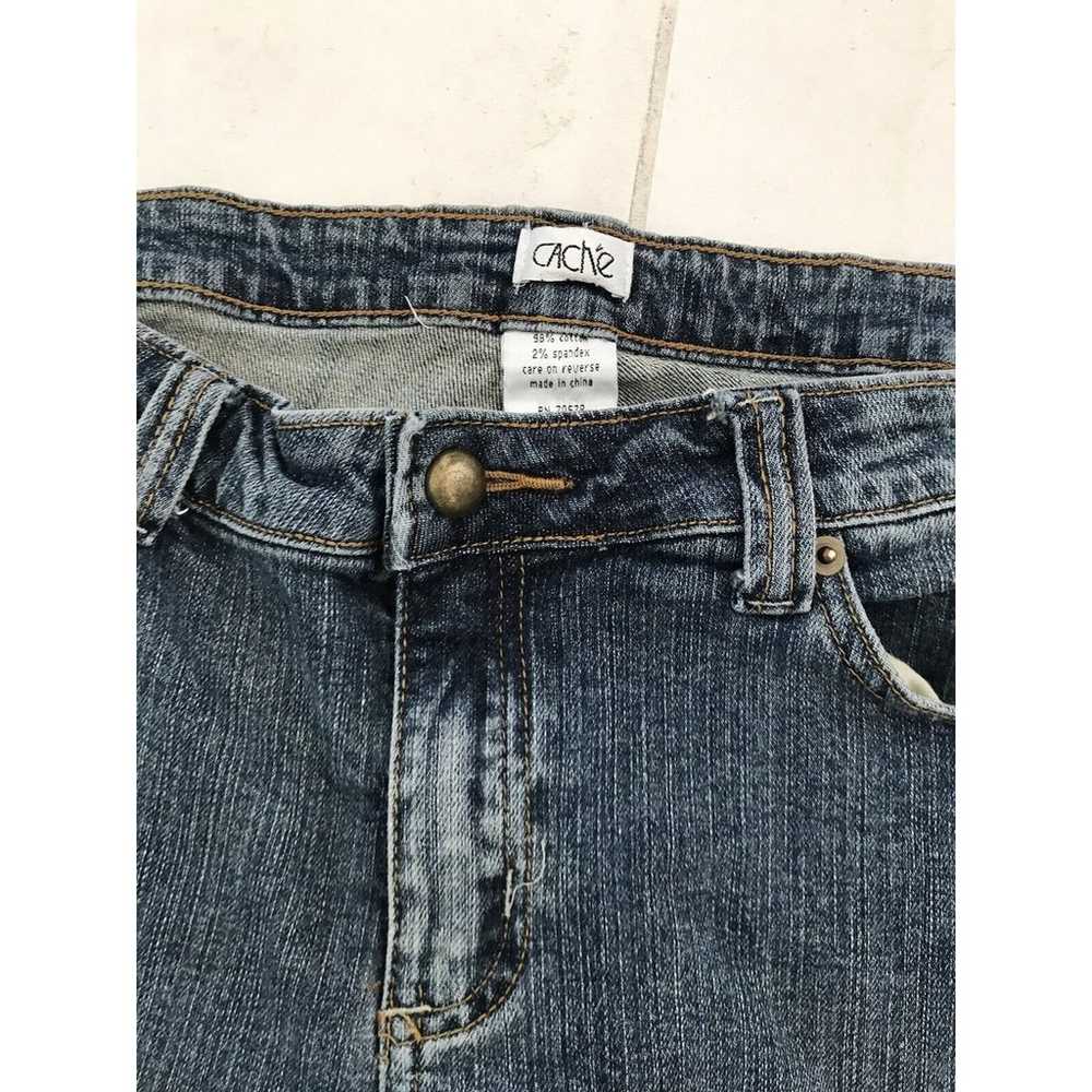 Cache Vintage Denim Jeans Straight Leg Mid Rise S… - image 4