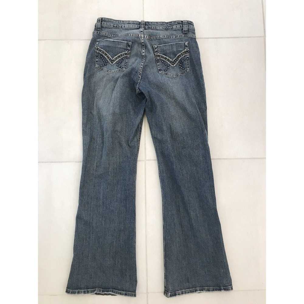 Cache Vintage Denim Jeans Straight Leg Mid Rise S… - image 6