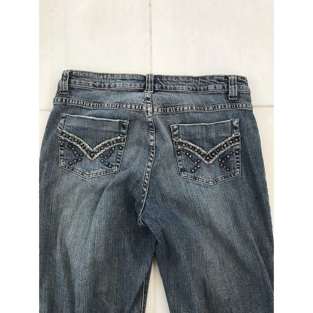 Cache Vintage Denim Jeans Straight Leg Mid Rise S… - image 7