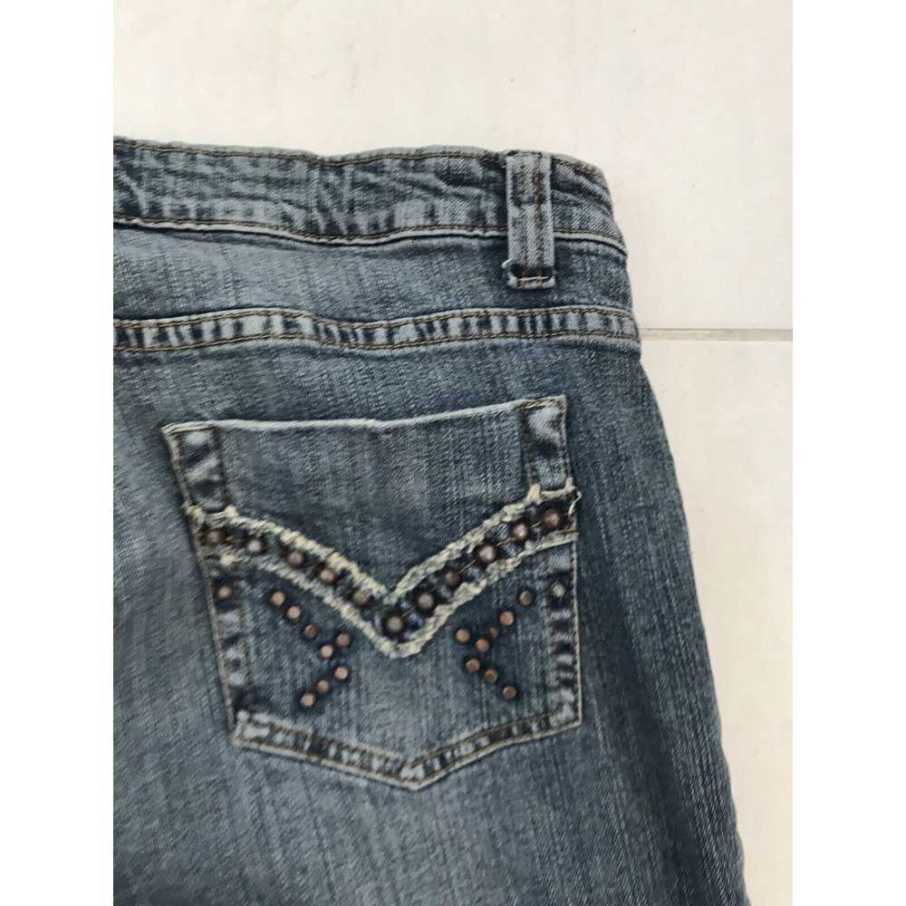 Cache Vintage Denim Jeans Straight Leg Mid Rise S… - image 9