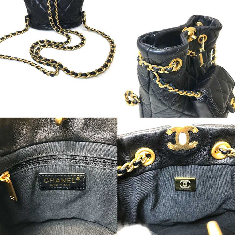 Chanel CHANEL Rucksack Backpack Small Matelasse Q… - image 9