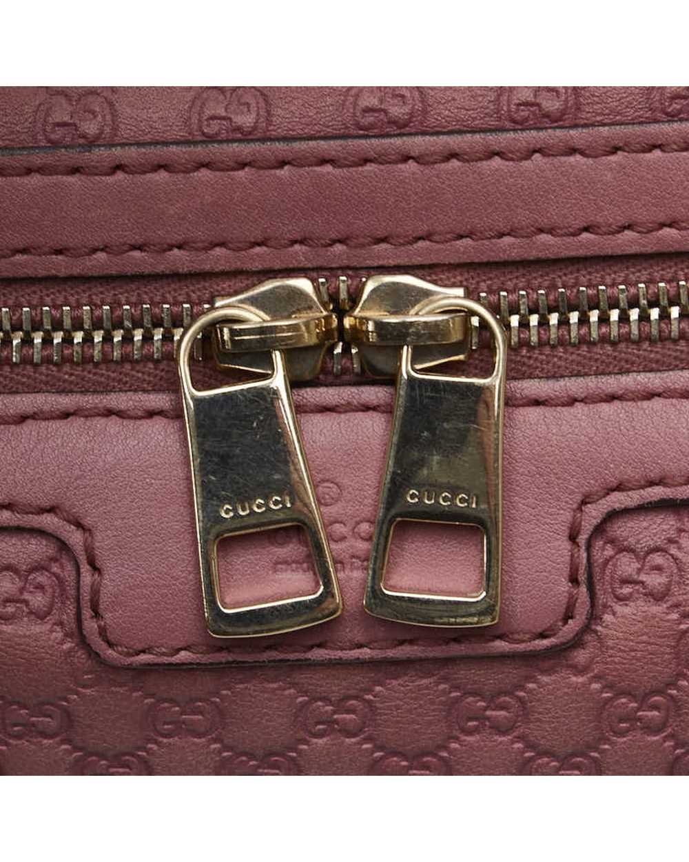 Gucci Authentic Guccissima Leather Mini Boston Ba… - image 8
