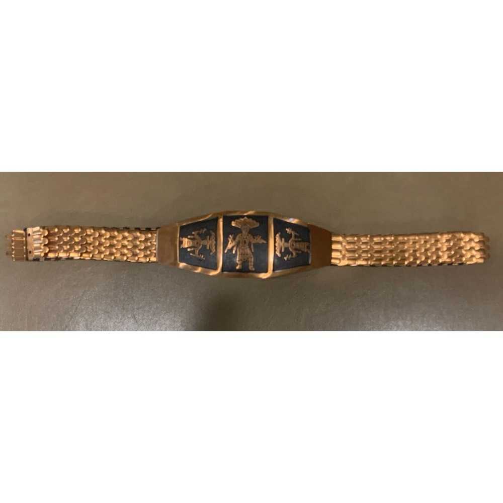 Vintage Native Tribal Belt Copper - image 4