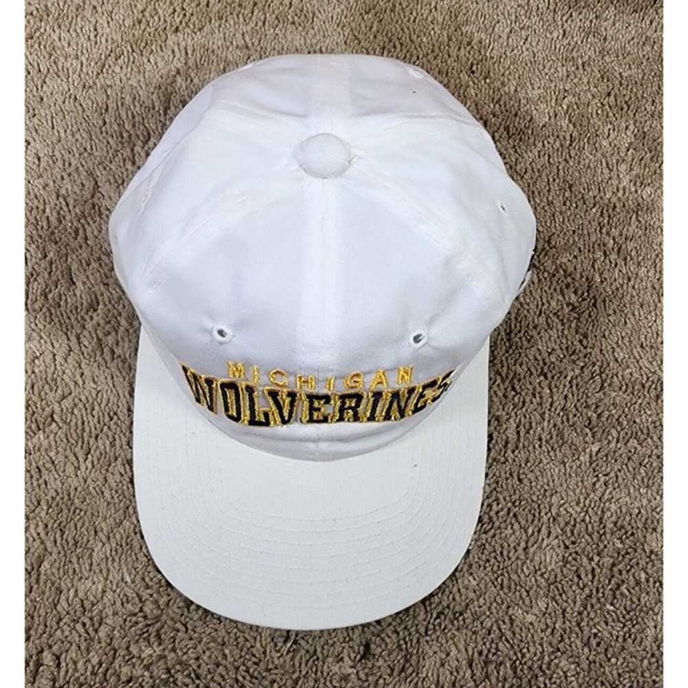 Vintage Michigan Wolverines Hat Snapback 90s Star… - image 6