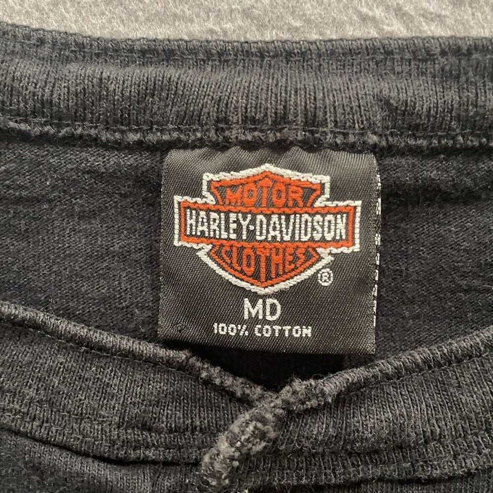 Vintage Harley Davidson Shirt Mens Medium Black H… - image 6