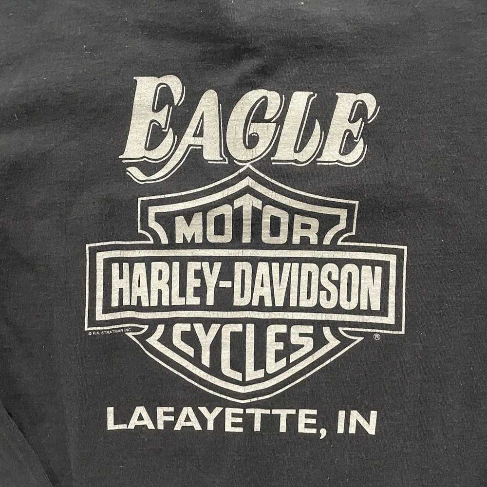 Vintage Harley Davidson Shirt Mens Medium Black H… - image 7