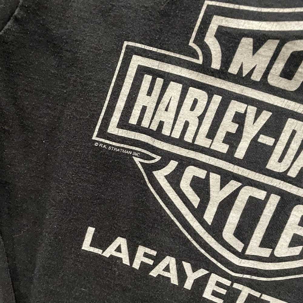 Vintage Harley Davidson Shirt Mens Medium Black H… - image 8