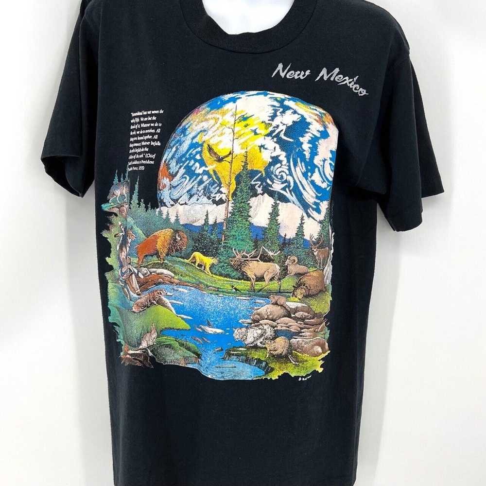 Vintage 80s New Mexico T-Shirt Rag Tops Chief Sea… - image 10