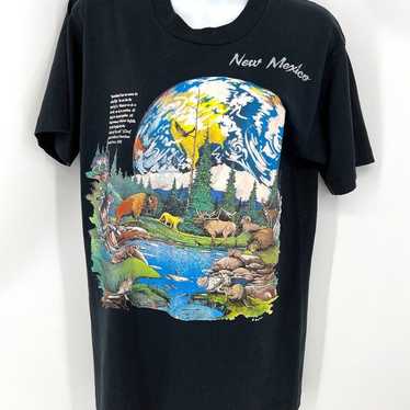 Vintage 80s New Mexico T-Shirt Rag Tops Chief Sea… - image 1