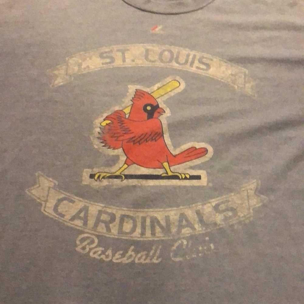 Vintage St Louis Cardinals Baseball Men's Large B… - image 2
