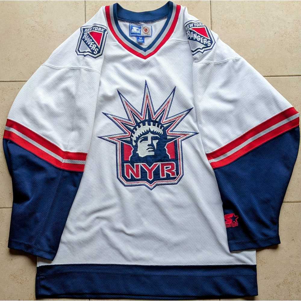 Starter NY Rangers 90s STARTER jersey White Liber… - image 2