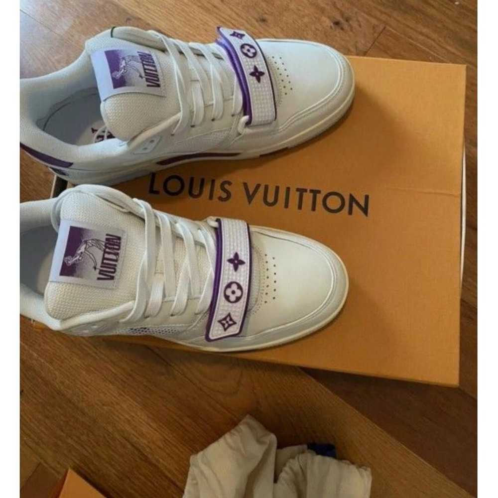 Louis Vuitton Lv Trainer leather low trainers - image 6