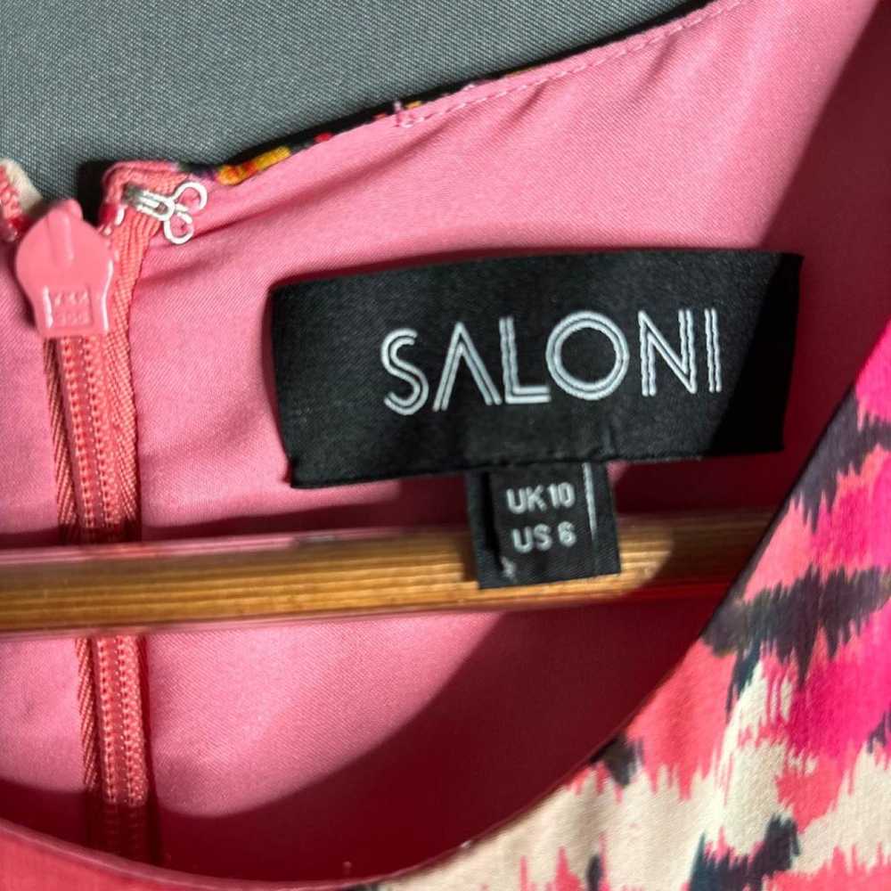 Saloni Silk mid-length dress - image 3
