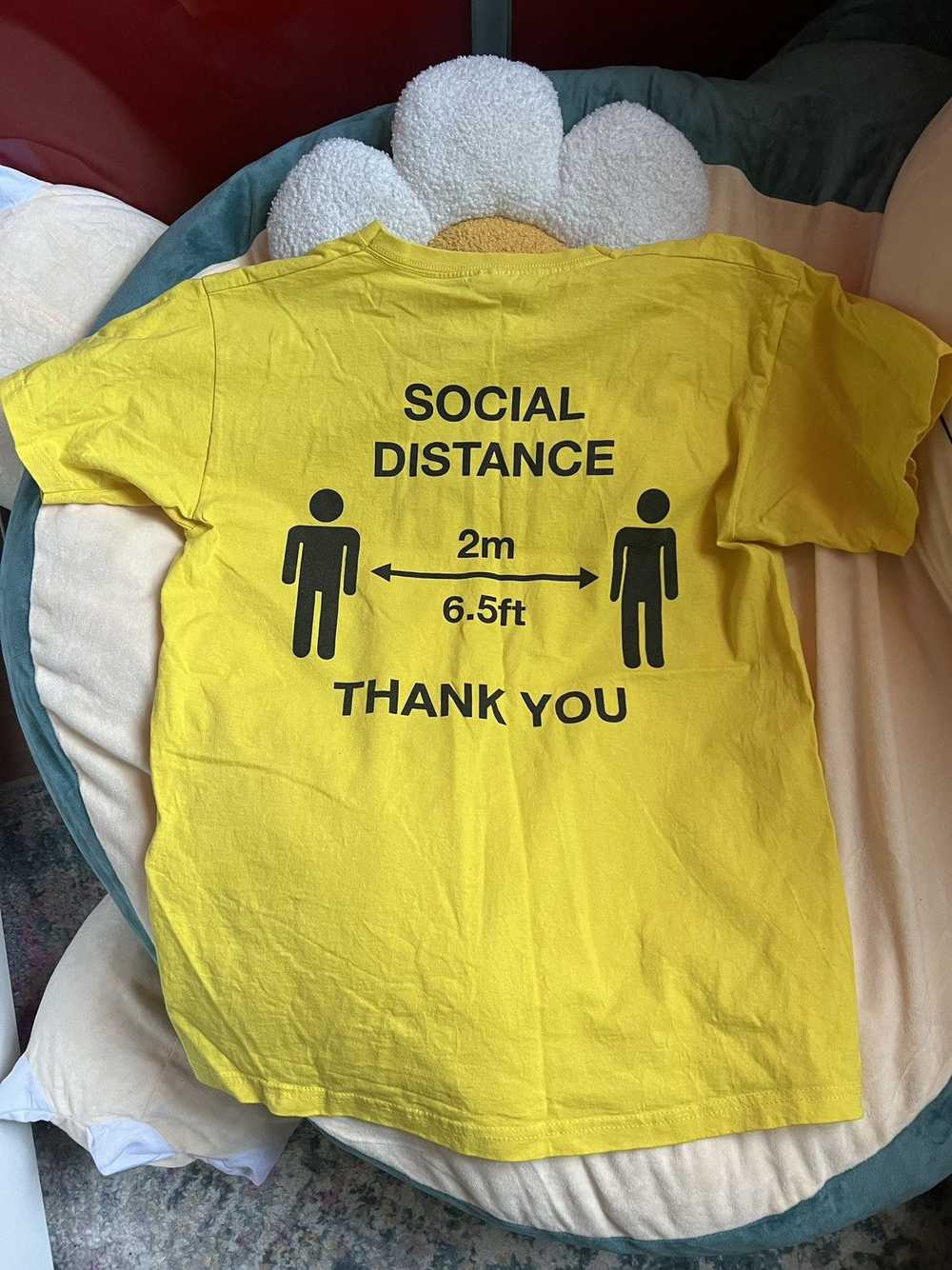 Vintage social distance tee y2k - image 2