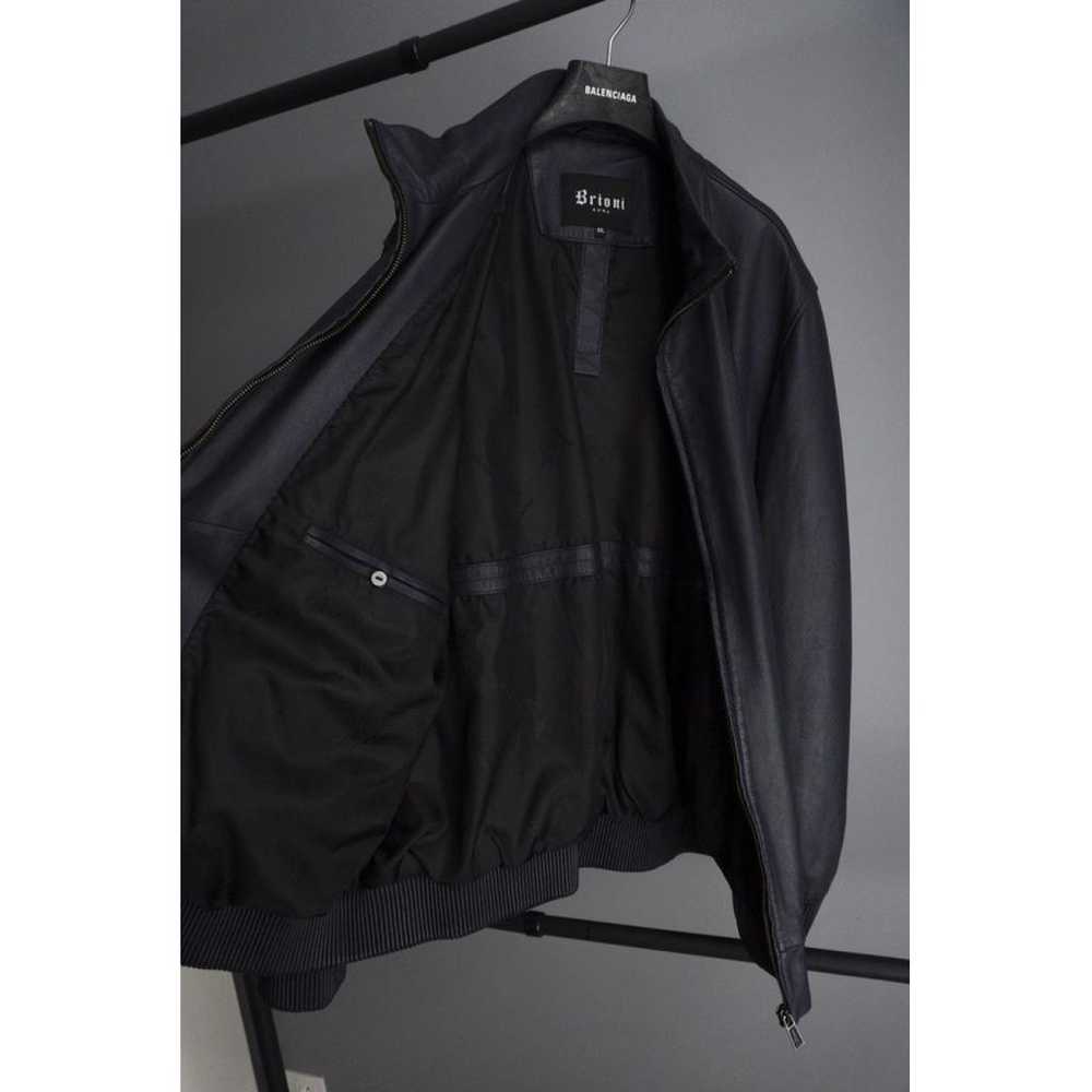 Brioni Leather jacket - image 12