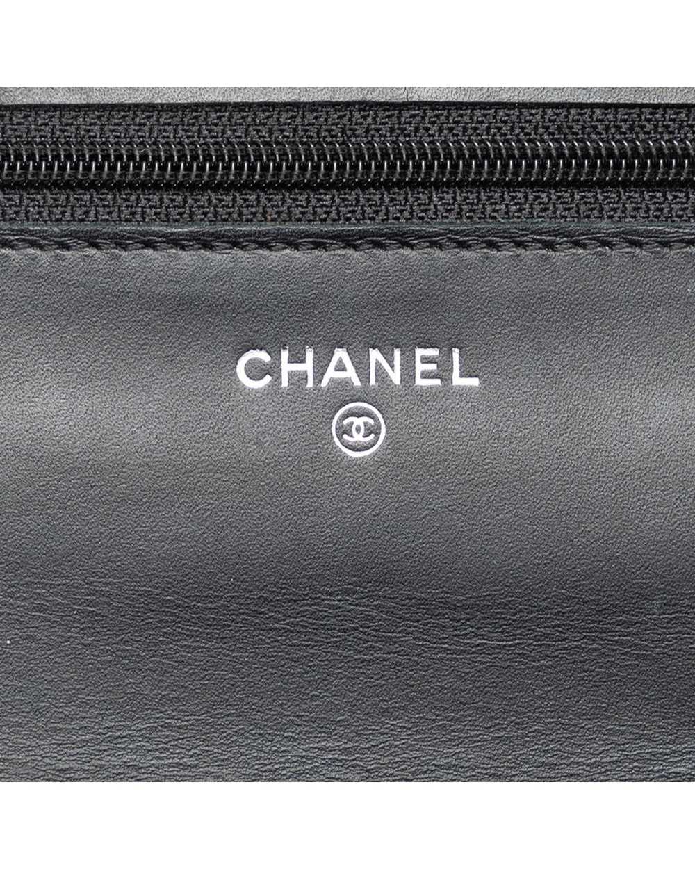 Chanel Classic Black Caviar Chain Shoulder Bag wi… - image 7