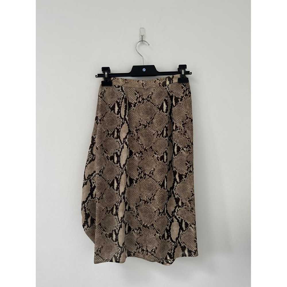 Celine Silk mid-length skirt - image 3