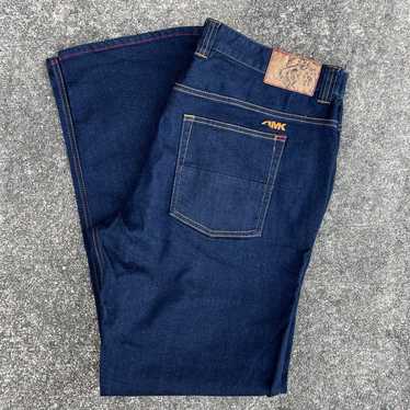 Navy mountain khakis pants dark wash jeans - image 1