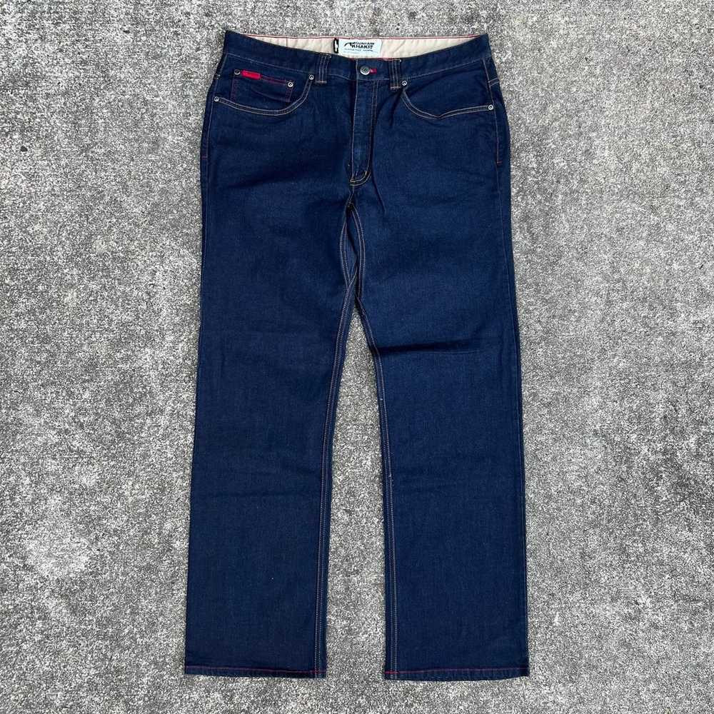 Navy mountain khakis pants dark wash jeans - image 3