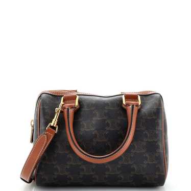アウトレット【CELINE】SMALL BOSTON CUIR RAFIA 113772FNE Celine Celine Beige/Brown Raffia with Leather Small Cuir
