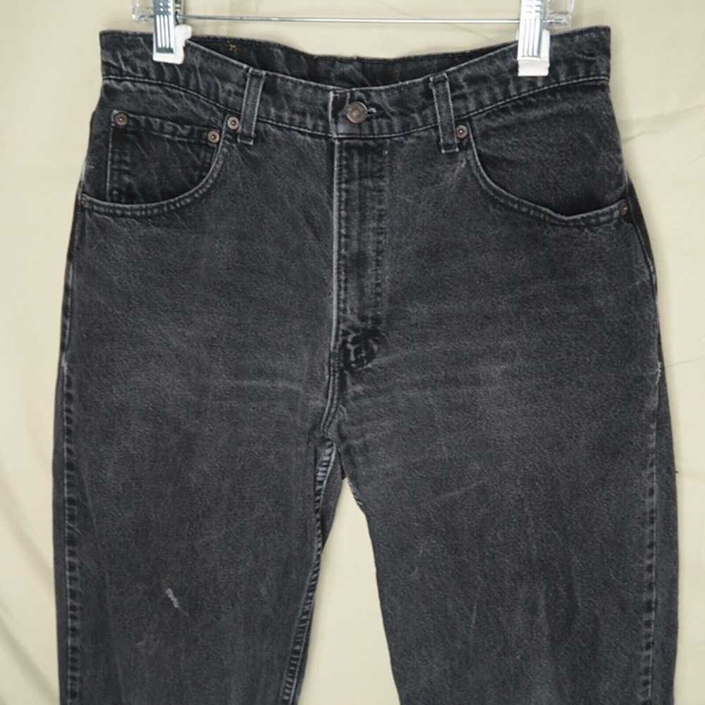 Vintage 90s Levi's 560 Jeans Loose Fit Tapered 34… - image 2