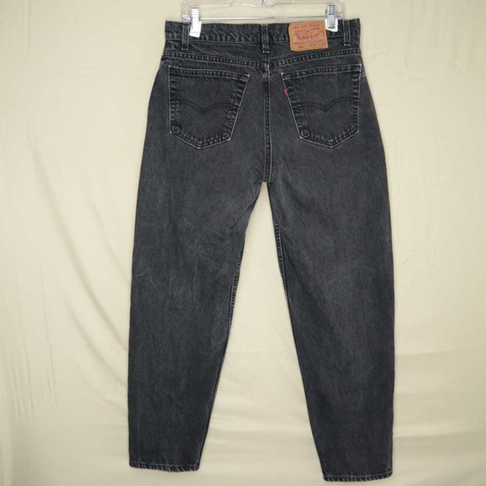 Vintage 90s Levi's 560 Jeans Loose Fit Tapered 34… - image 5