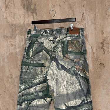 Vintage Wrangler Mossy Oak Hunting Camo Jeans Bag… - image 1