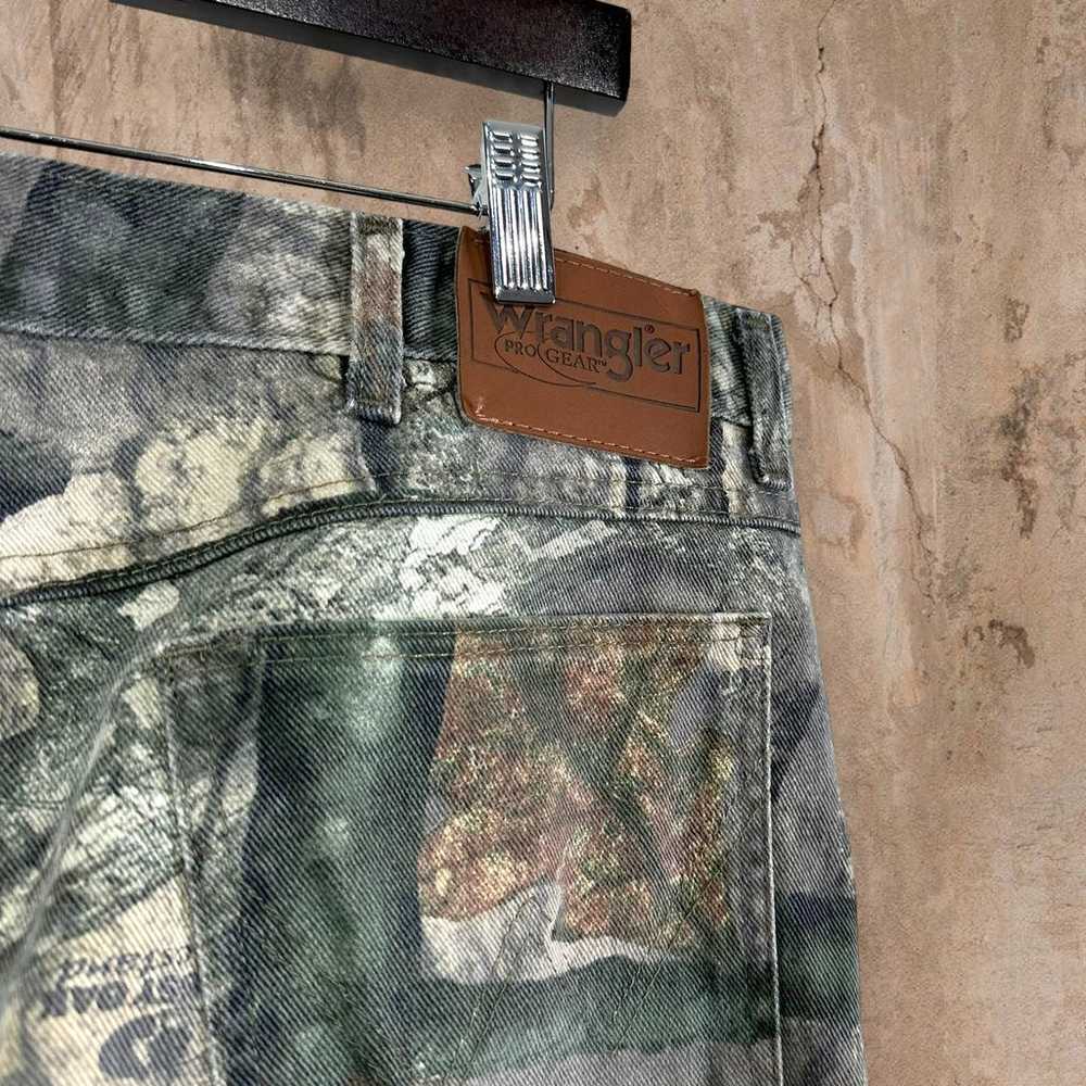 Vintage Wrangler Mossy Oak Hunting Camo Jeans Bag… - image 5