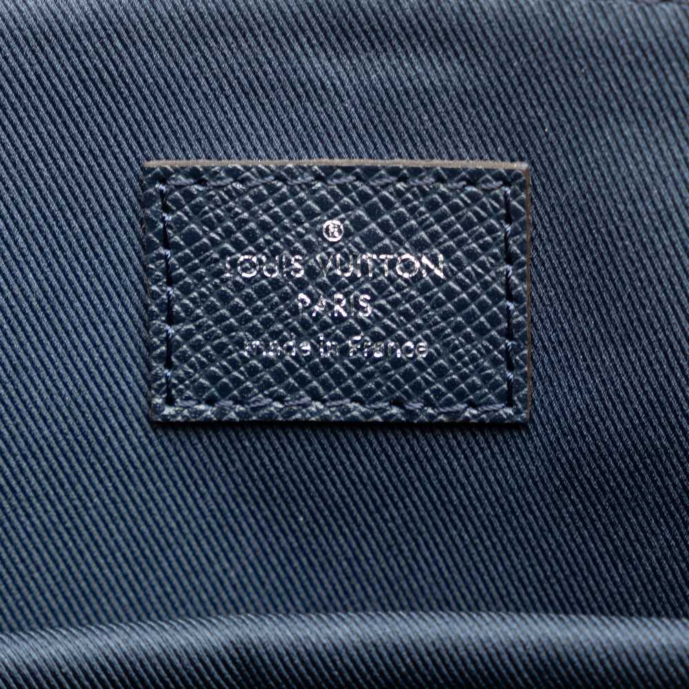 Black Louis Vuitton Taiga Anton Tote Satchel - image 6