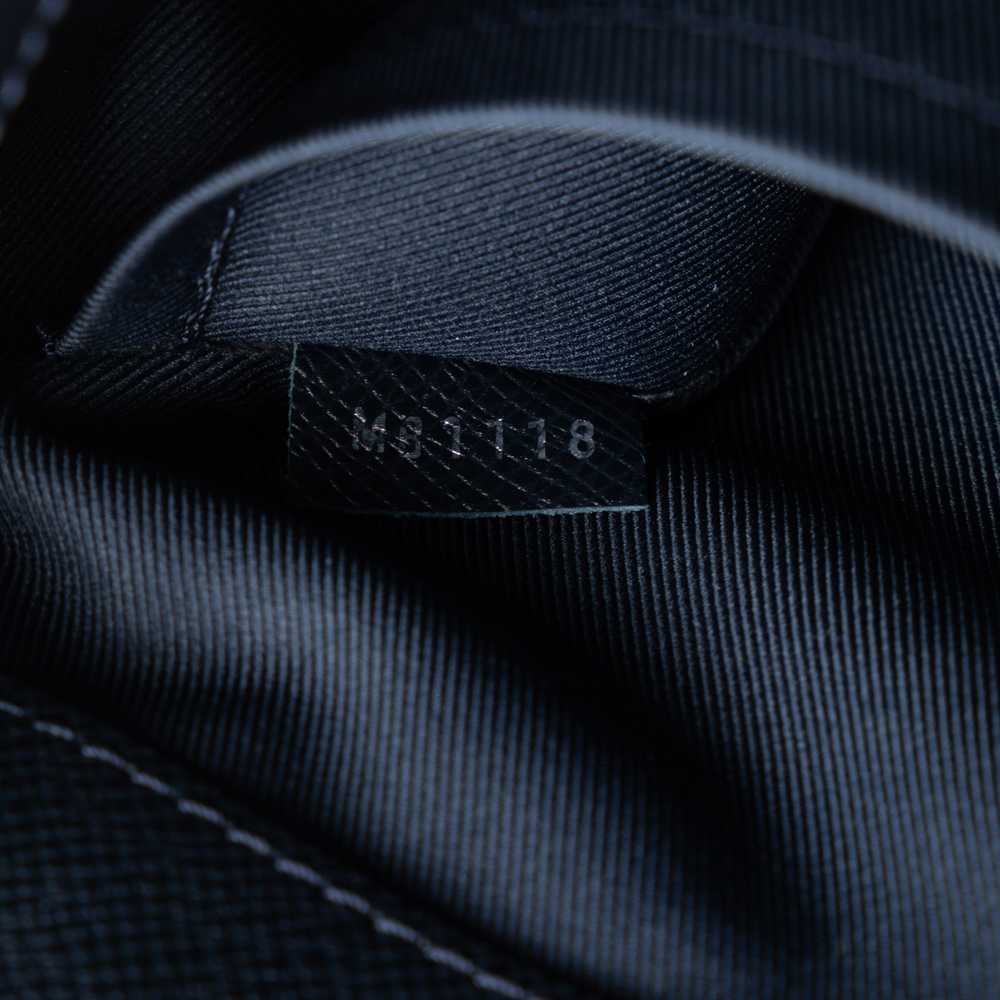 Black Louis Vuitton Taiga Anton Tote Satchel - image 7