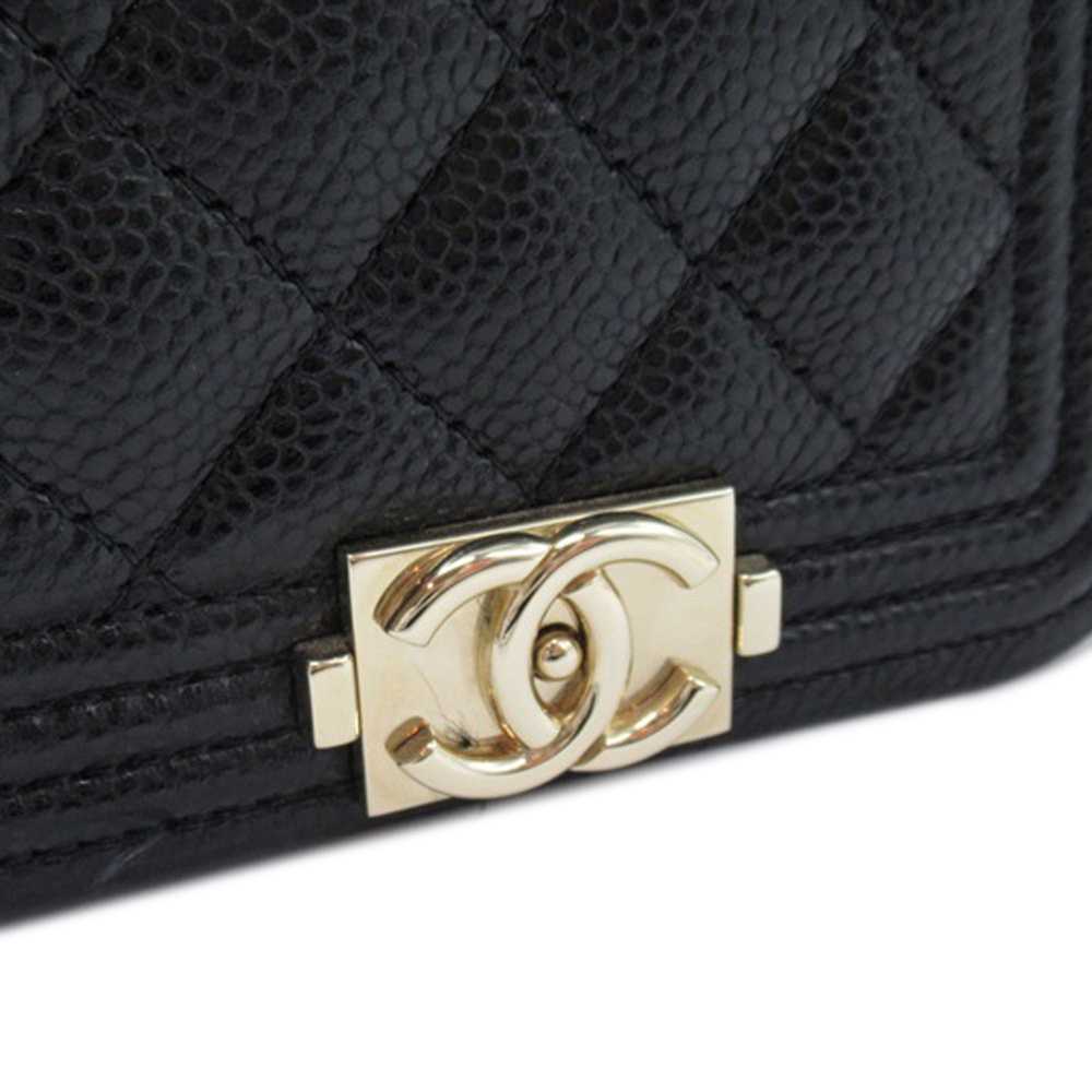 Black Chanel Caviar Boy Belt Bag - image 10