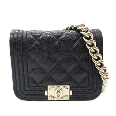 Black Chanel Caviar Boy Belt Bag - image 1
