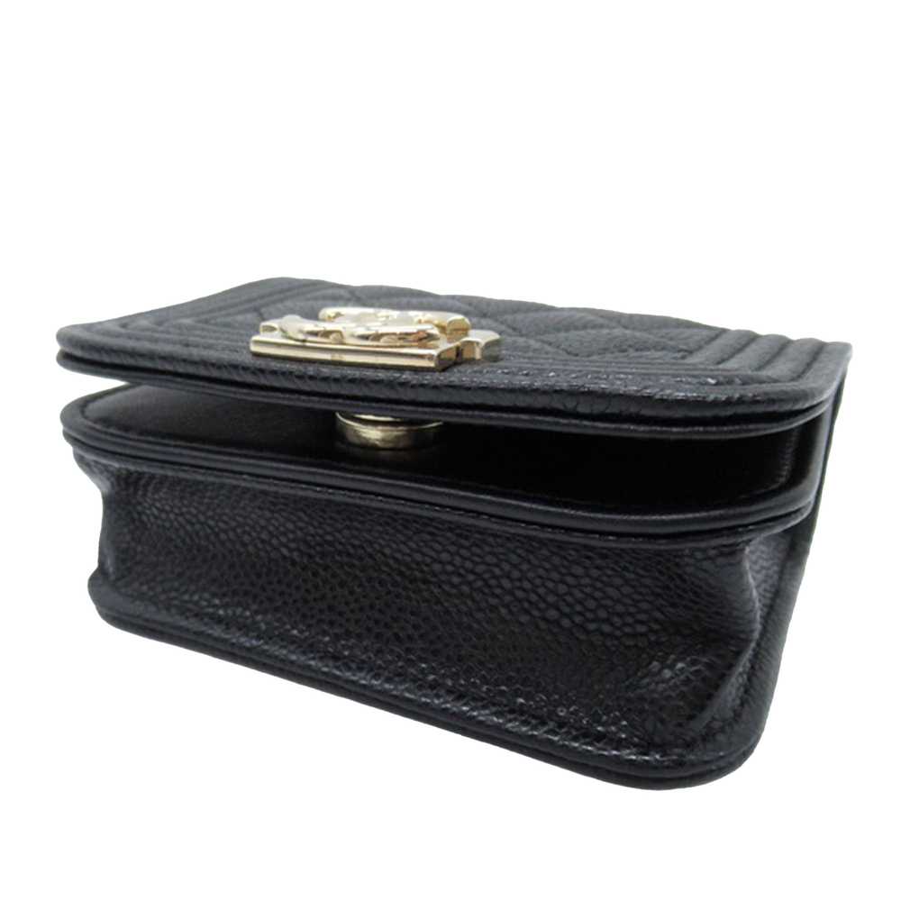 Black Chanel Caviar Boy Belt Bag - image 4