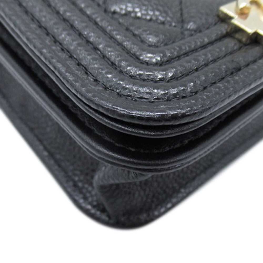 Black Chanel Caviar Boy Belt Bag - image 9