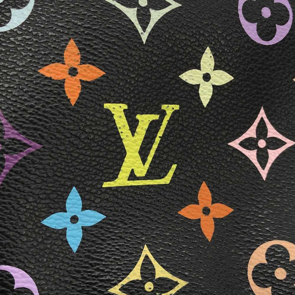 Black Louis Vuitton Monogram Multicolore Pochette… - image 10