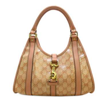Pink Gucci GG Crystal Jackie Shoulder Bag