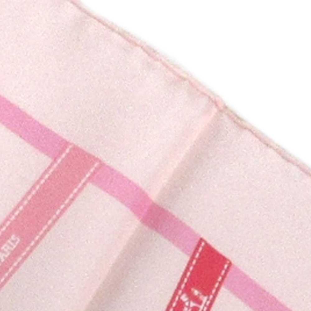 Pink Hermès Bolduc Silk Scarf Scarves - image 6