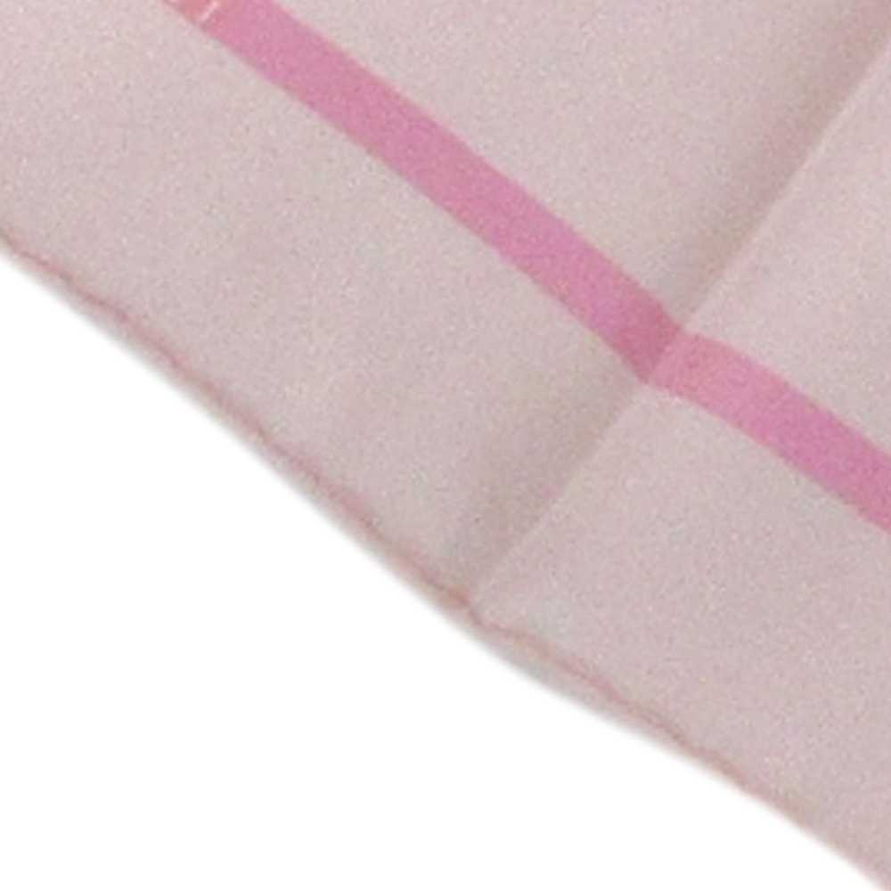 Pink Hermès Bolduc Silk Scarf Scarves - image 7