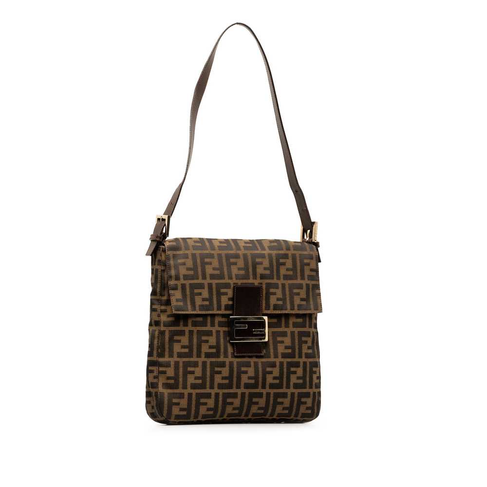 Brown Fendi Zucca Canvas Mamma Forever Shoulder B… - image 2