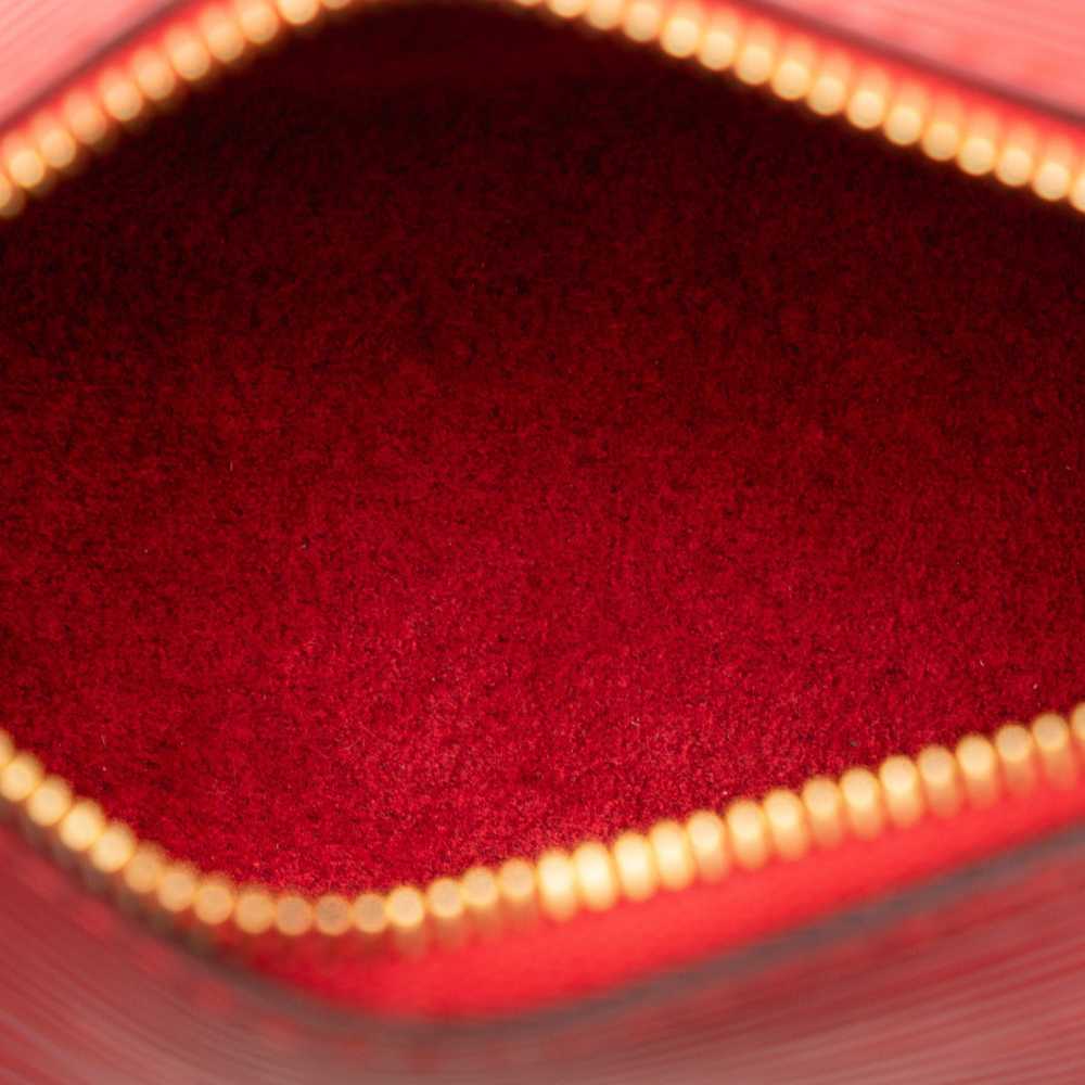 Red Louis Vuitton Epi Soufflot Handbag - image 5