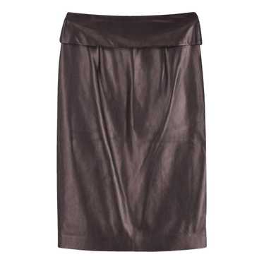 Isabel Marant Leather mid-length skirt - image 1