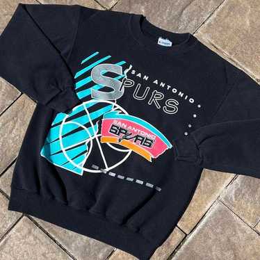 Vintage 90s Hanes NBA San Antonio Spurs Basketbal… - image 1