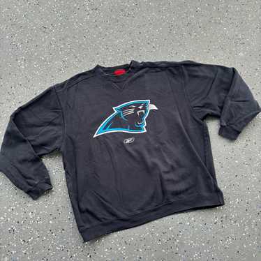 carolina panthers Vintage Reebok crewneck sweater - image 1