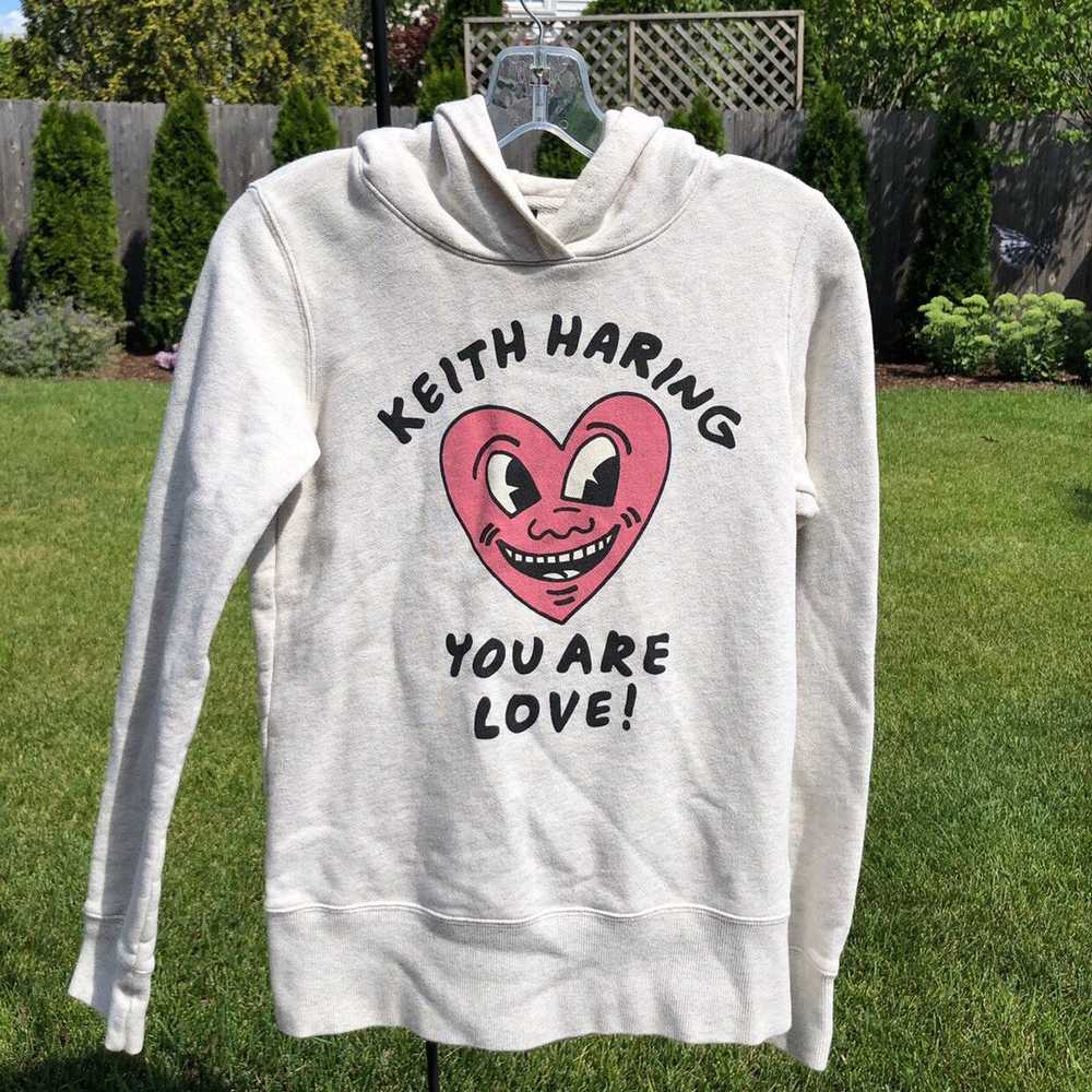 Keith Haring Keith haring love heart long sleeve … - image 1