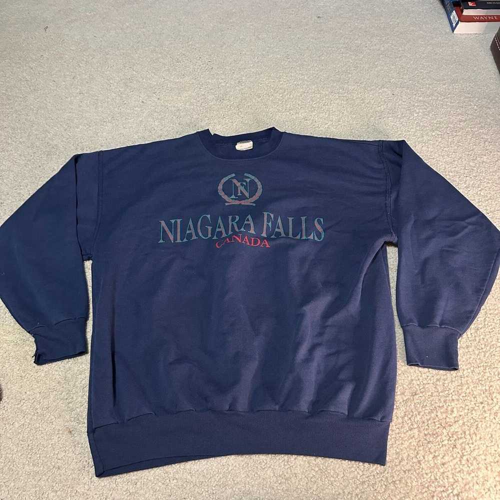 Vintage 80s Niagara Falls Canada Crewneck Sweatsh… - image 1