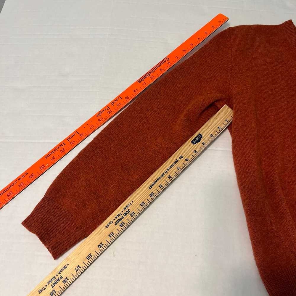 Vtg Polo Ralph Lauren Orange Knit 100% Lambs Wool… - image 10