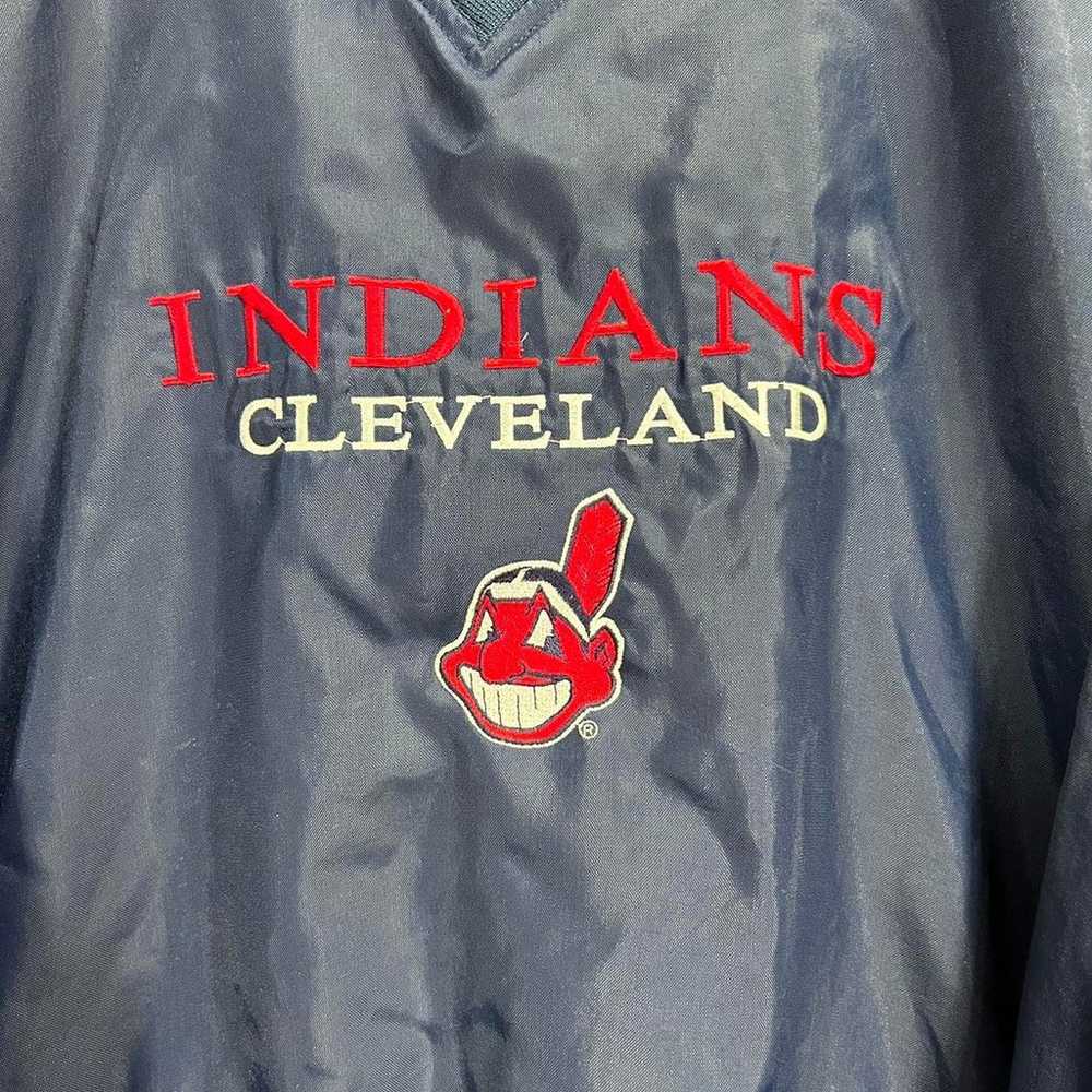 Vintage 90s Pro Player Cleveland Indians Pullover… - image 2